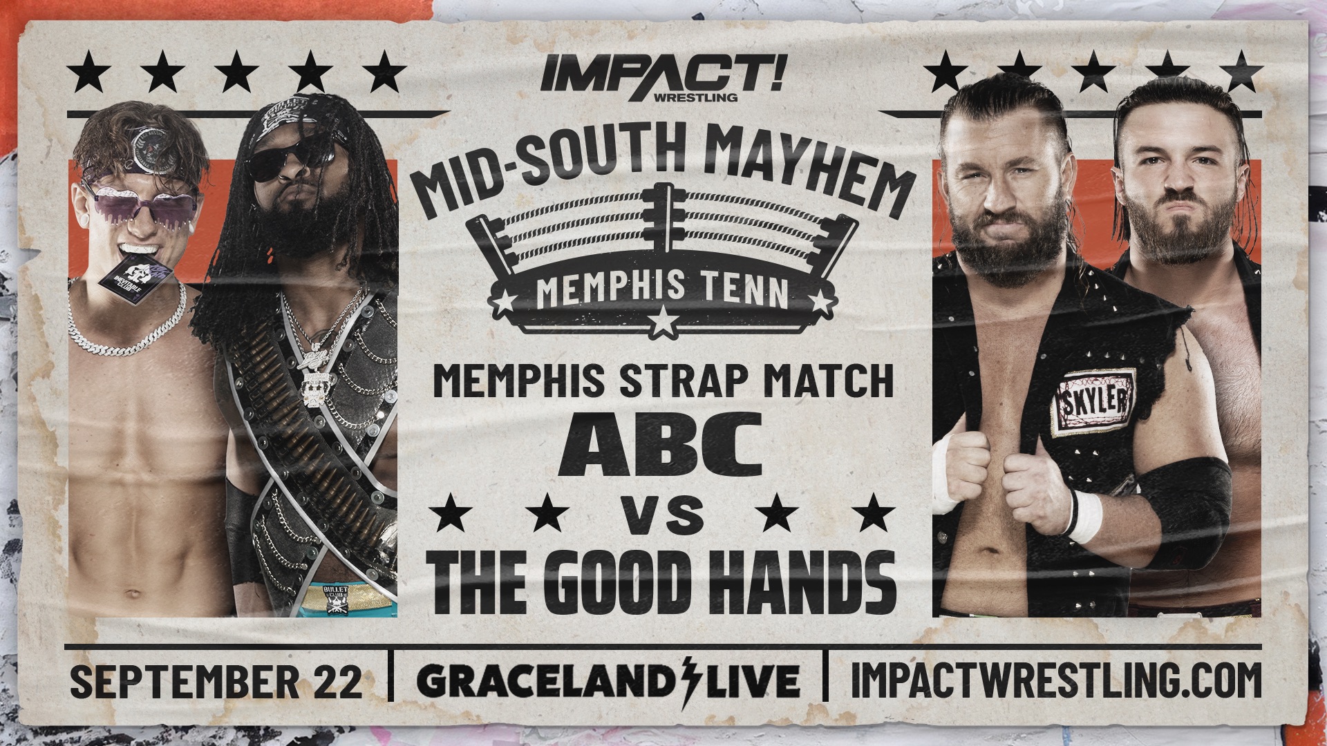 Strap match announced for Impact Wrestling TV tapings