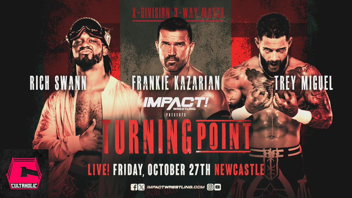 Three-way match announced for Impact Wrestling Turning Point