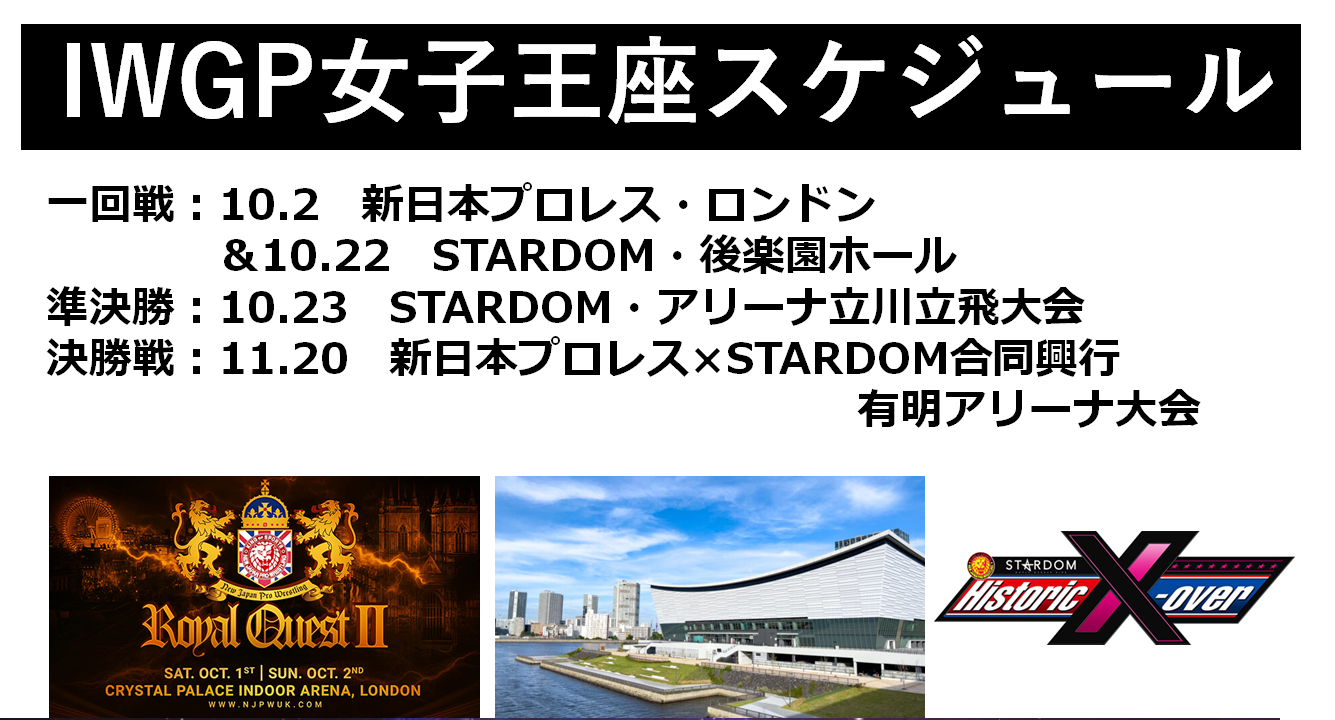 NJPW reveals details on IWGP Women’s Championship tournament