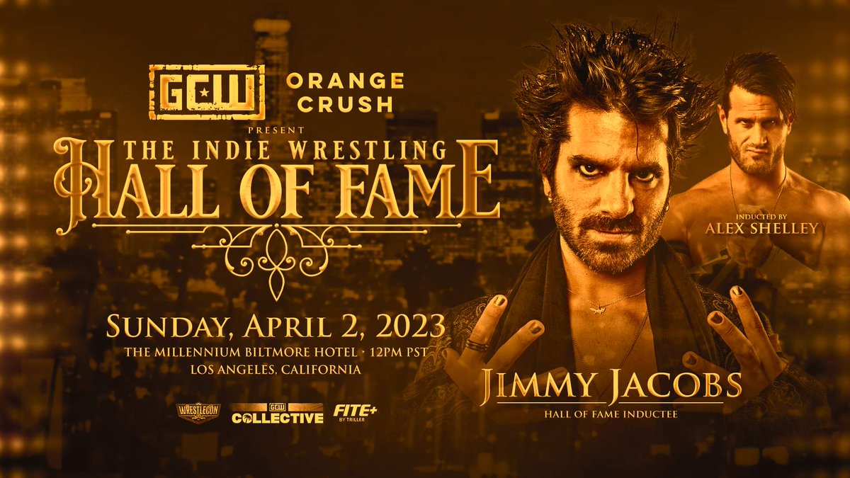 Jimmy Jacobs announced for GCW Indie Wrestling Hall of Fame