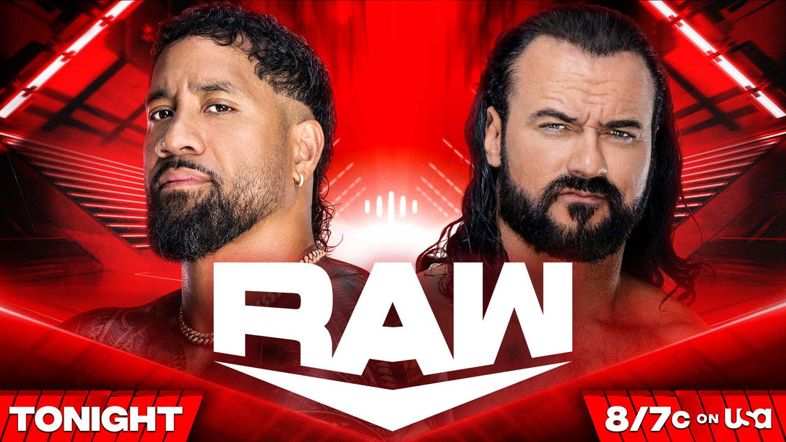 WWE Raw live results: Jey Uso vs. Drew McIntyre