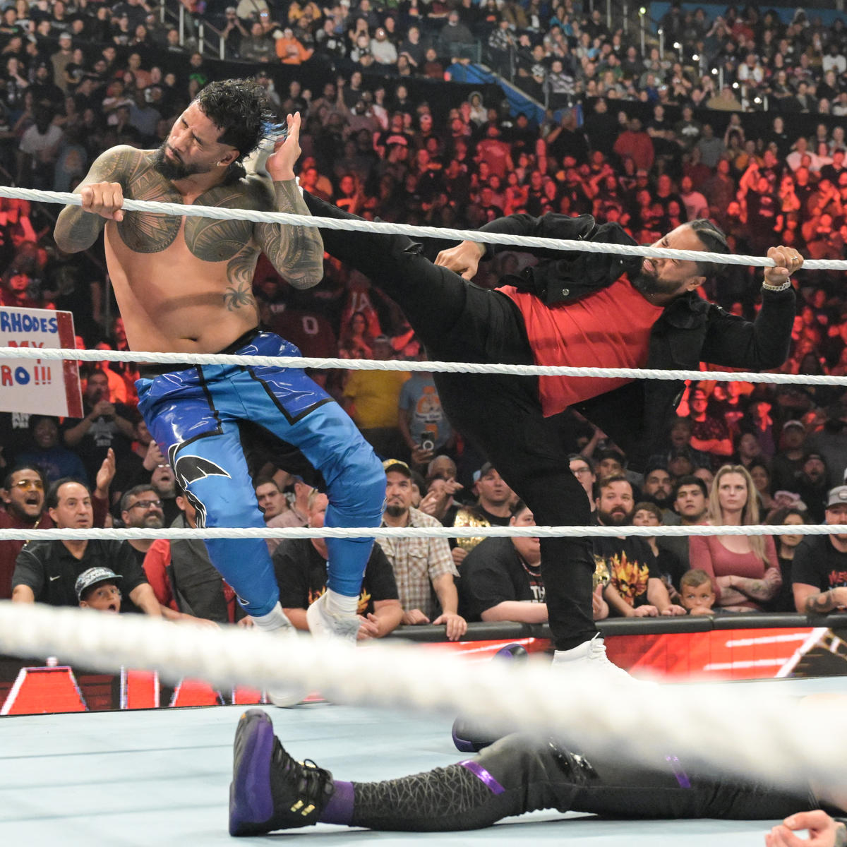 WWE Raw video highlights: Jimmy Uso helps Judgment Day win tag titles