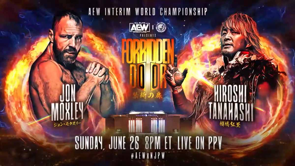 AEW x NJPW Forbidden Door live results: Jon Moxley vs. Hiroshi Tanahashi