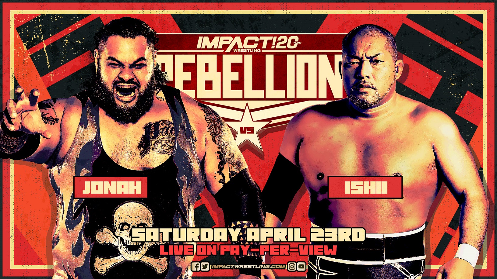 Tomohiro Ishii vs. JONAH, Jonathan Gresham vs. Eddie Edwards set for Impact Rebellion