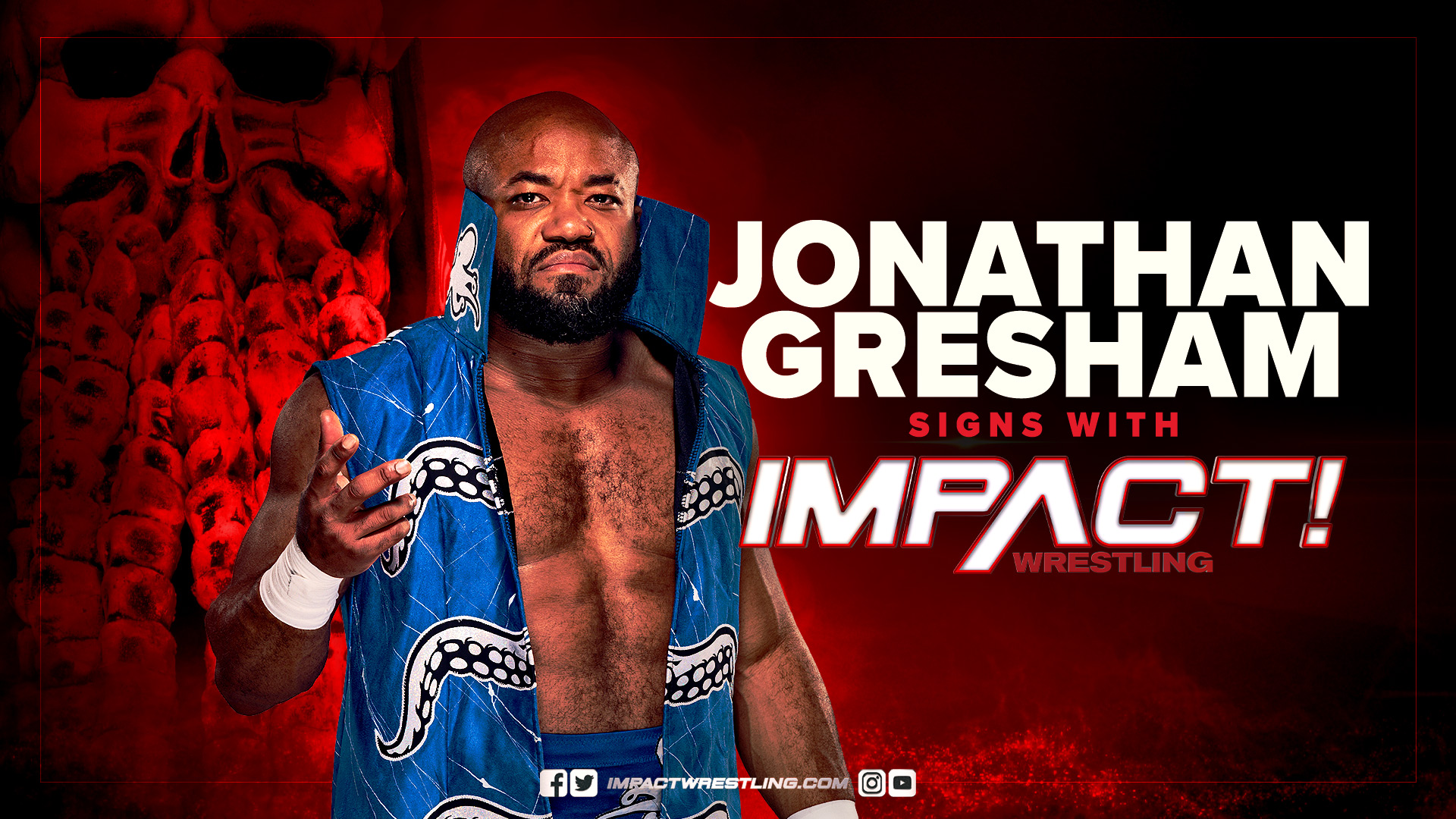Jonathan Gresham signs contract with Impact Wrestling