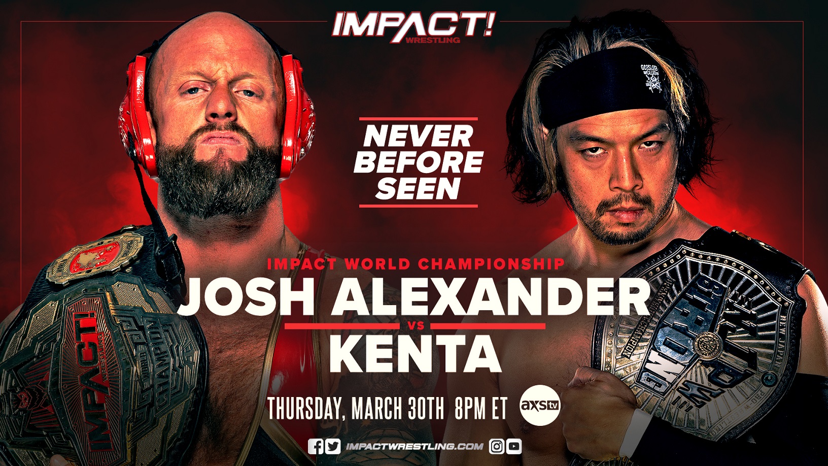 Impact Wrestling live results: Josh Alexander vs. KENTA