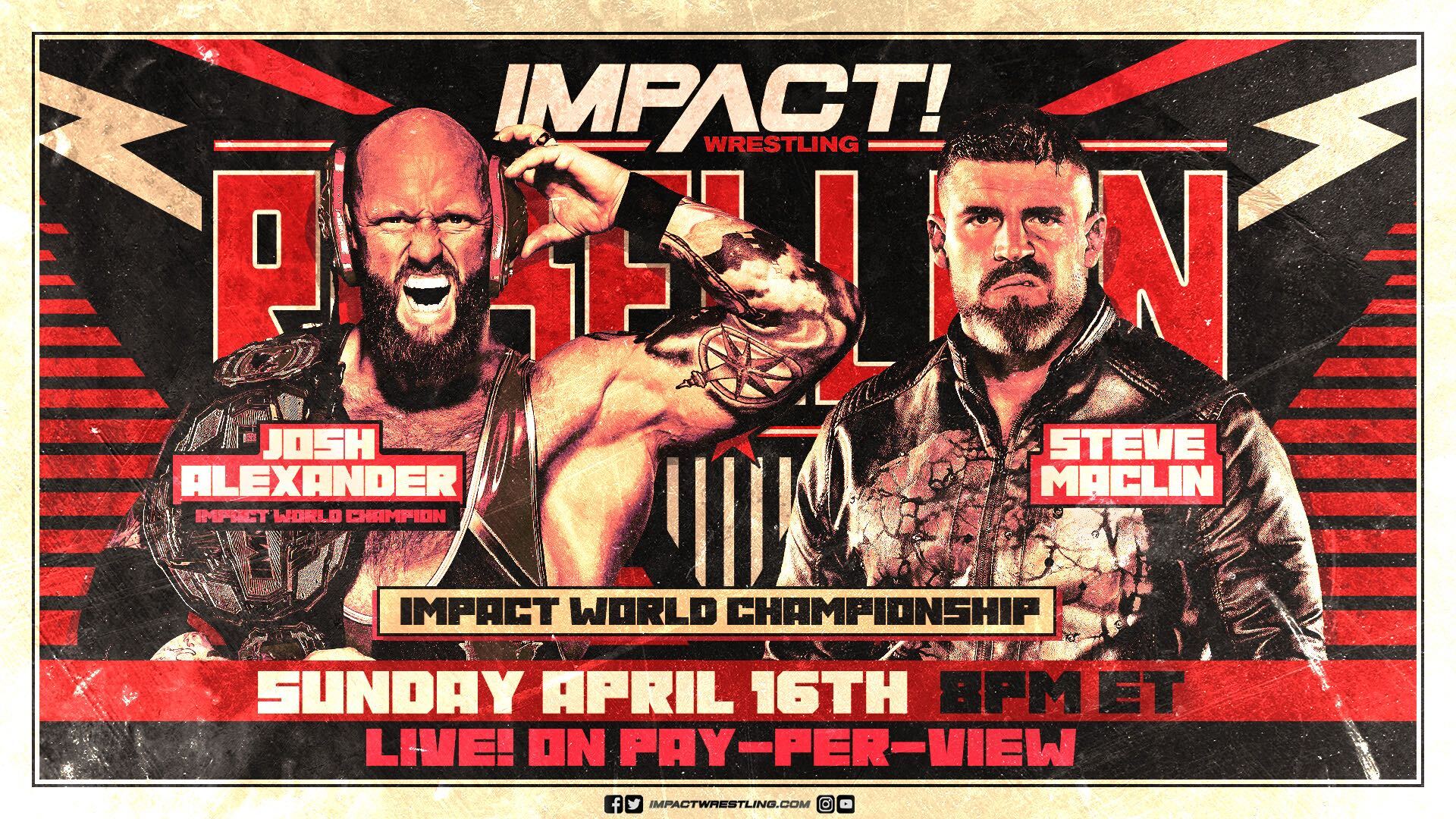 Josh Alexander vs. Steve Maclin title match set for Impact Rebellion