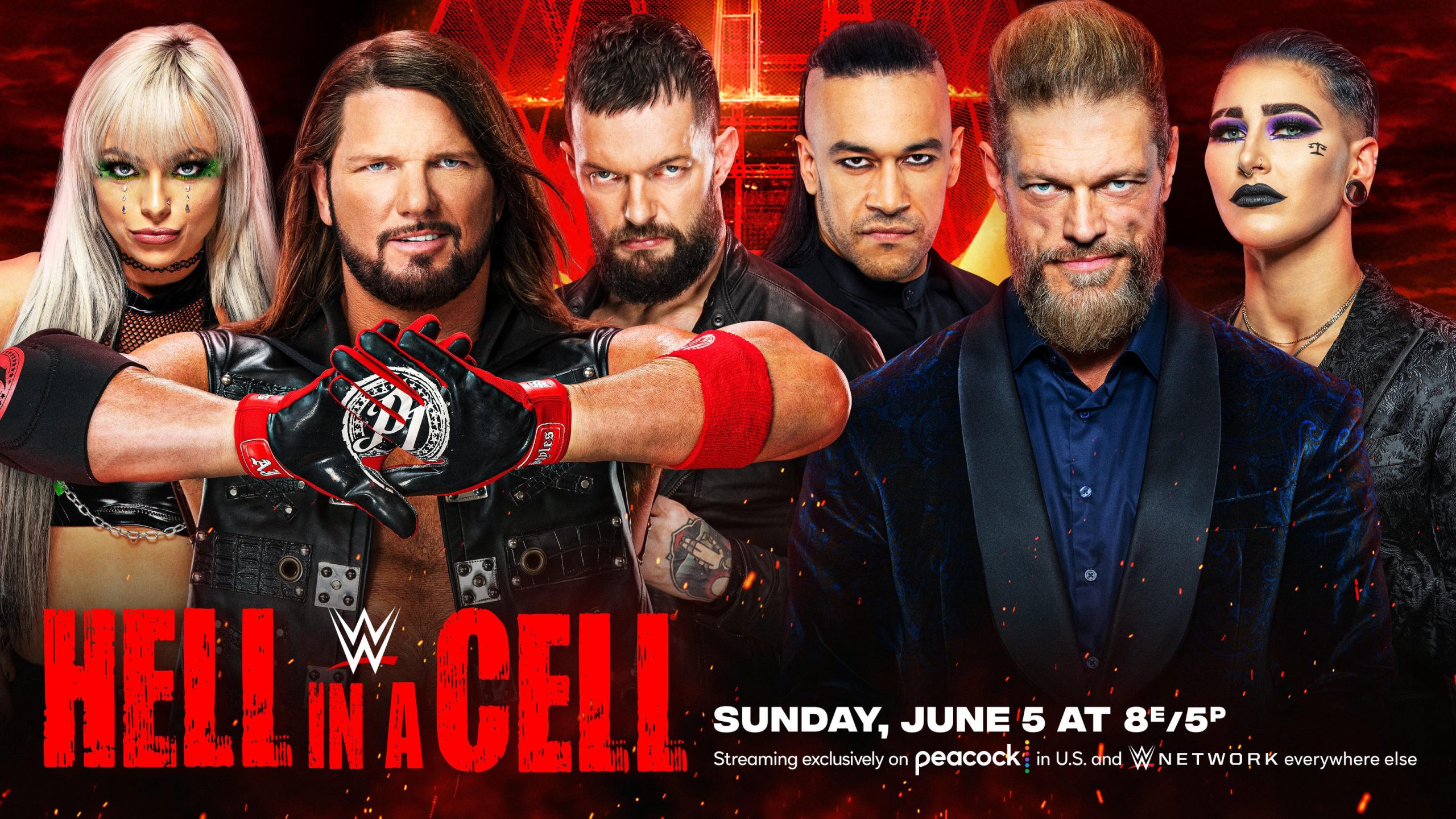 Judgment Day six-person mixed tag match added to WWE Hell in a Cell