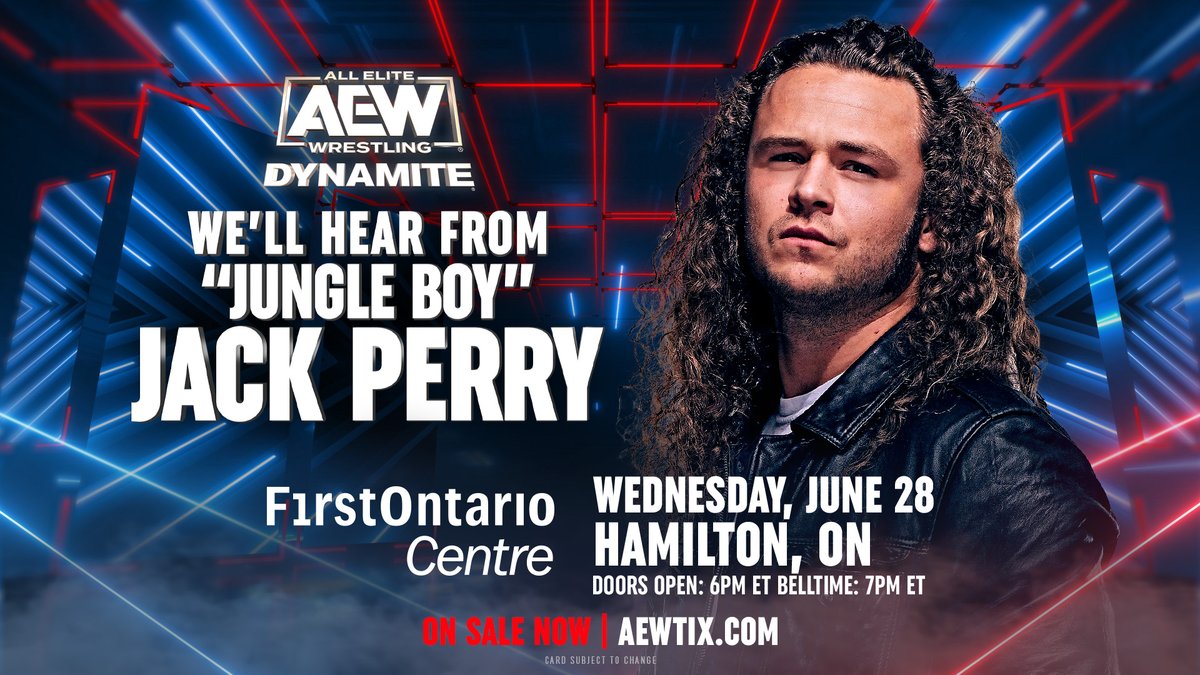 Jungle Boy segment announced for AEW Dynamite