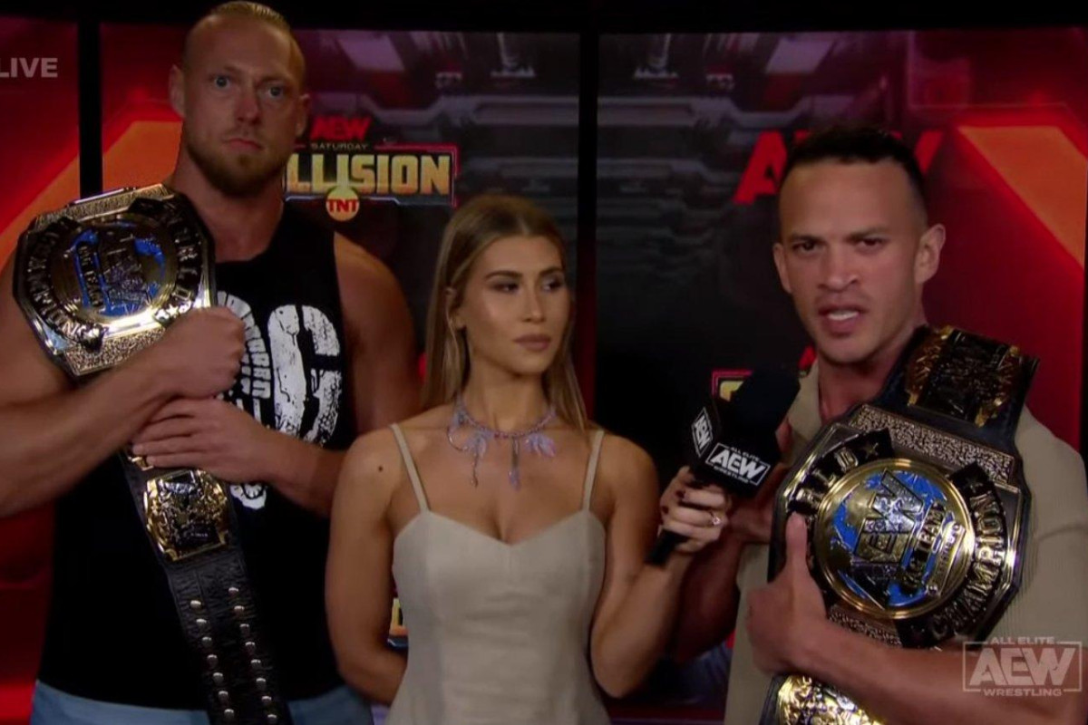 Ladder stipulation added to AEW Full Gear Tag Team title match