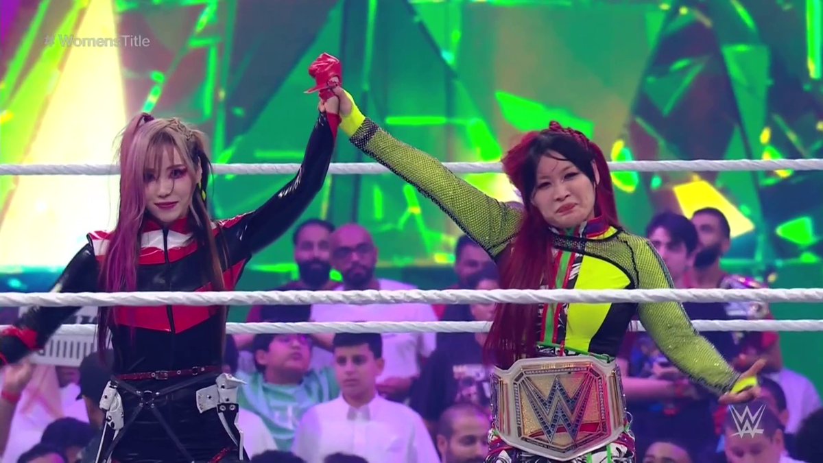IYO SKY and Kairi Sane in WWE