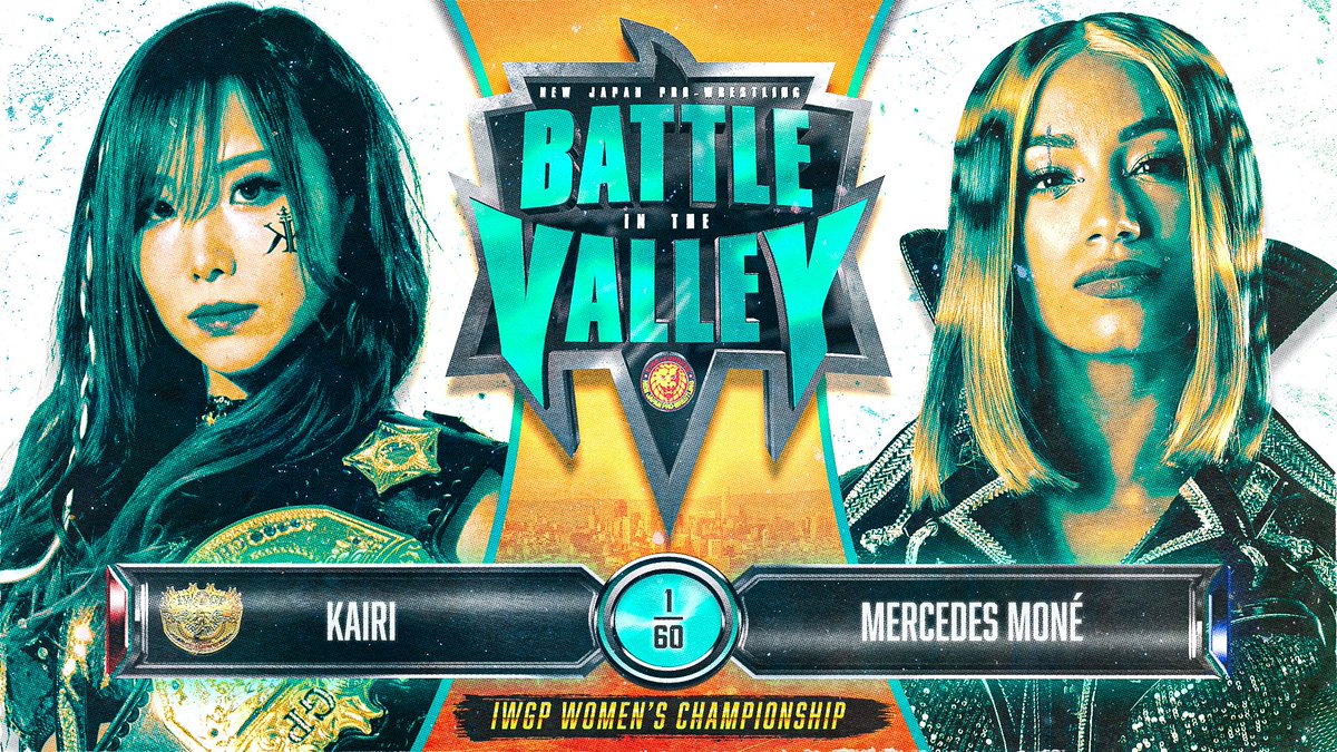 KAIRI vs. Mercedes Mone title match official for NJPW Battle in the Valley