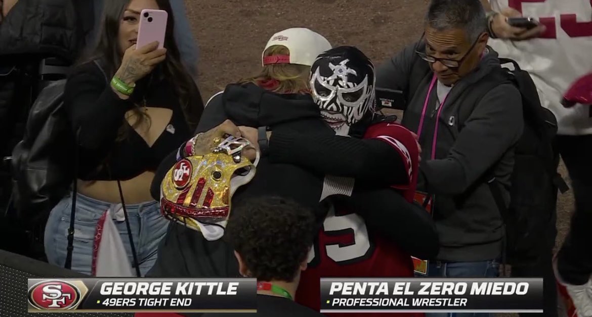 VIDEO: AEW star Penta El Zero Miedo appears on NFL Monday Night Football