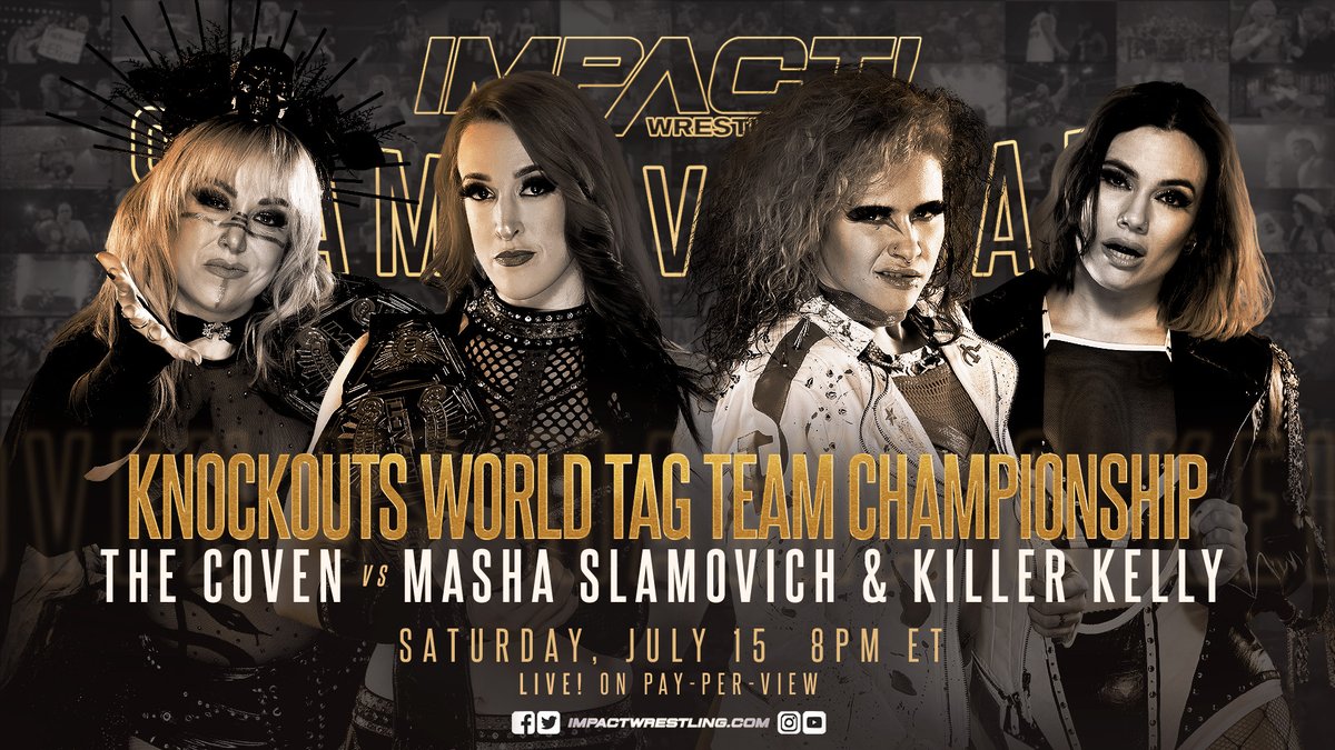 Knockouts Tag Team title match added to Impact Slammiversary