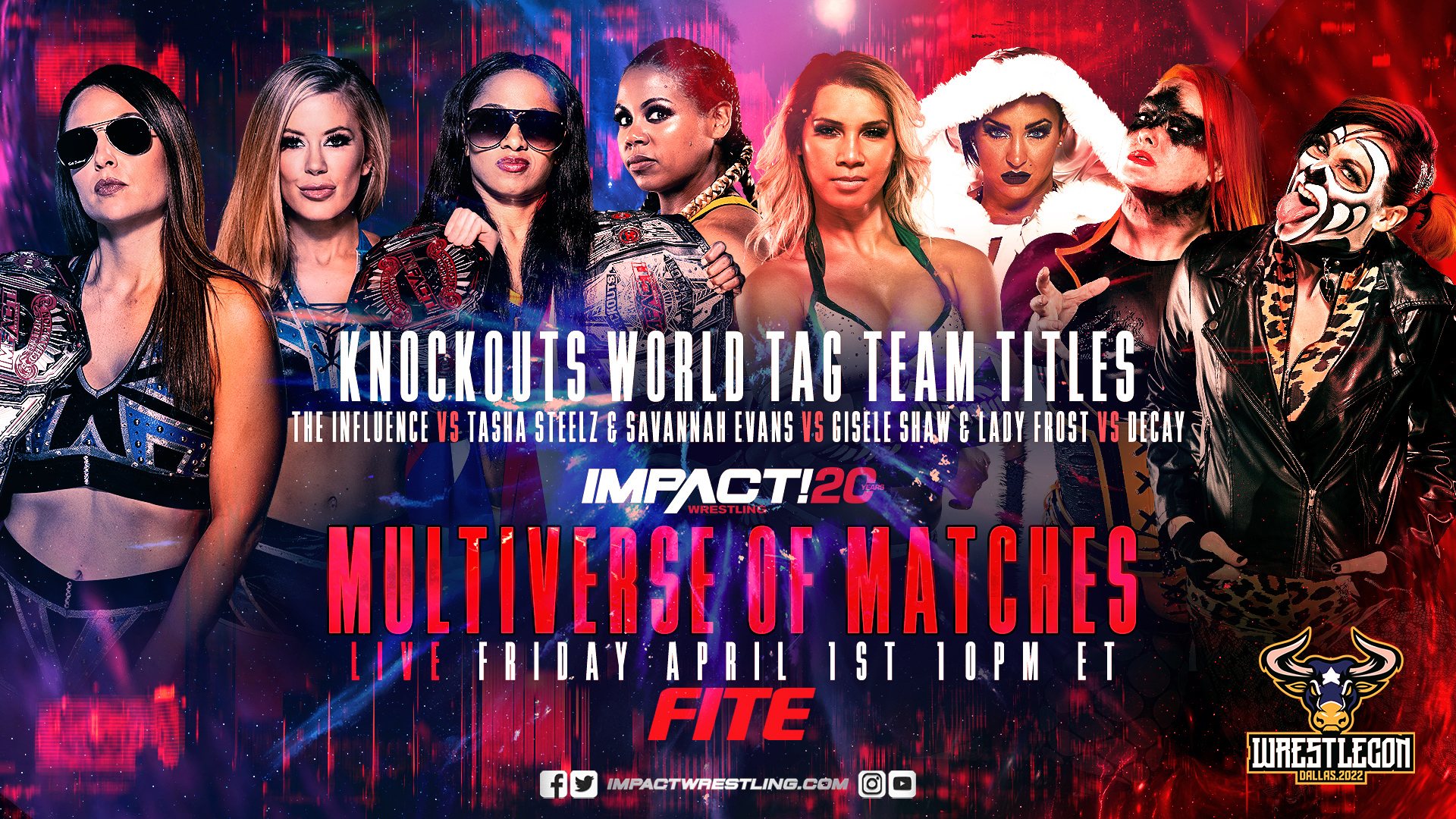 Four-way Knockouts Tag Team title match set for Impact Multiverse of Matches