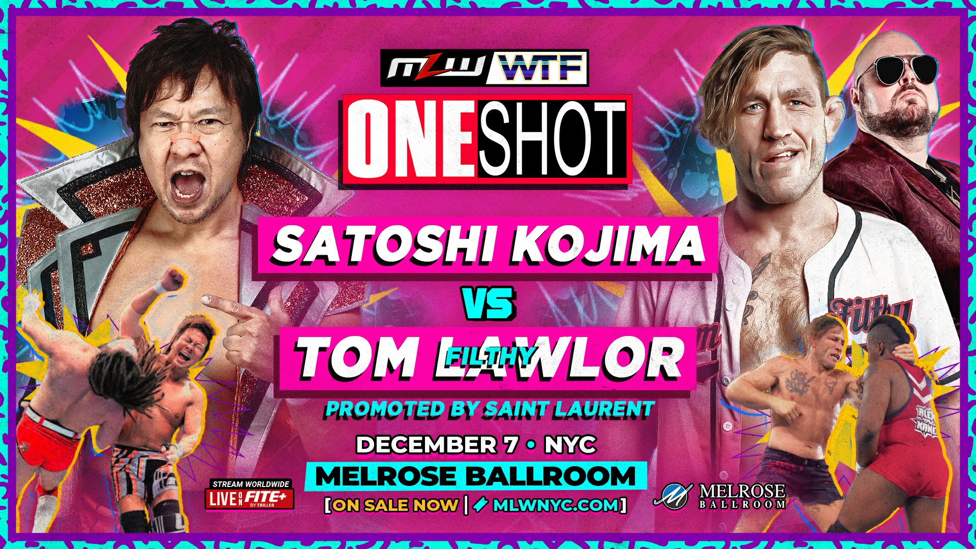 Satoshi Kojima to face Tom Lawlor at MLW One-Shot