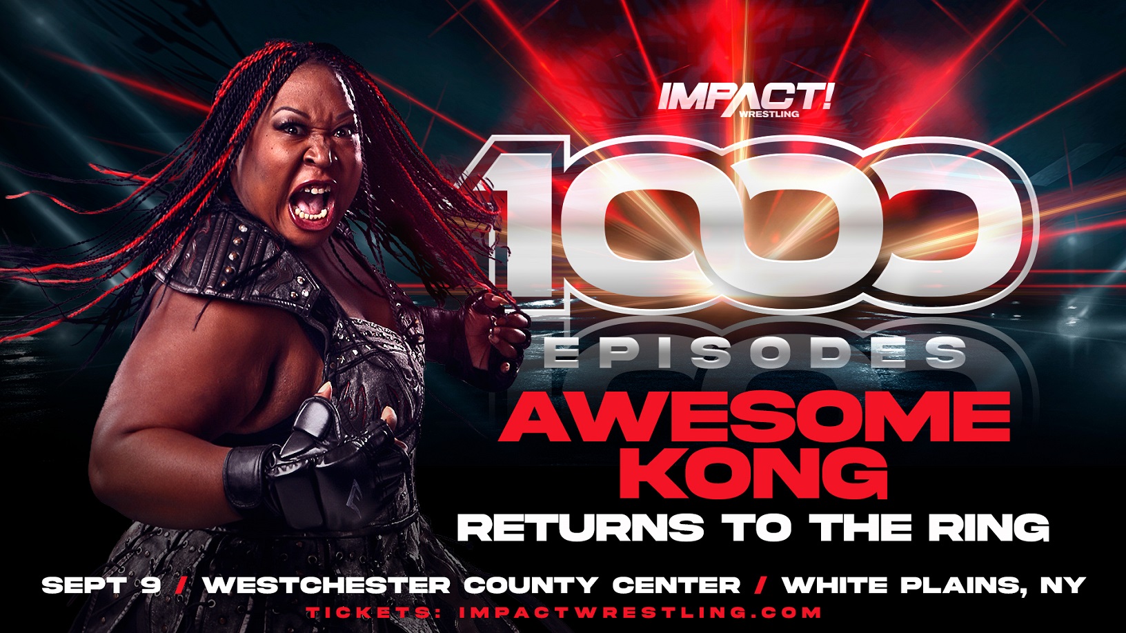 Awesome Kong returning to the ring at Impact Wrestling episode 1000