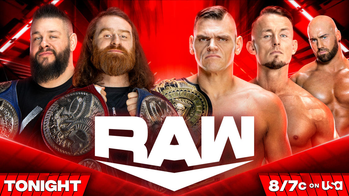 WWE Raw live results: Kevin Owens & Sami Zayn vs. Imperium