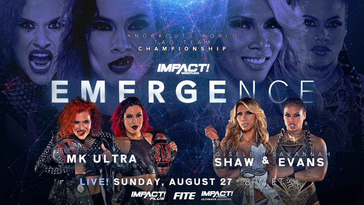 Knockouts Tag Team title match added to Impact Emergence