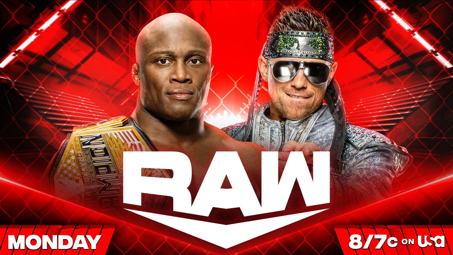 United States title steel cage match set for WWE Raw