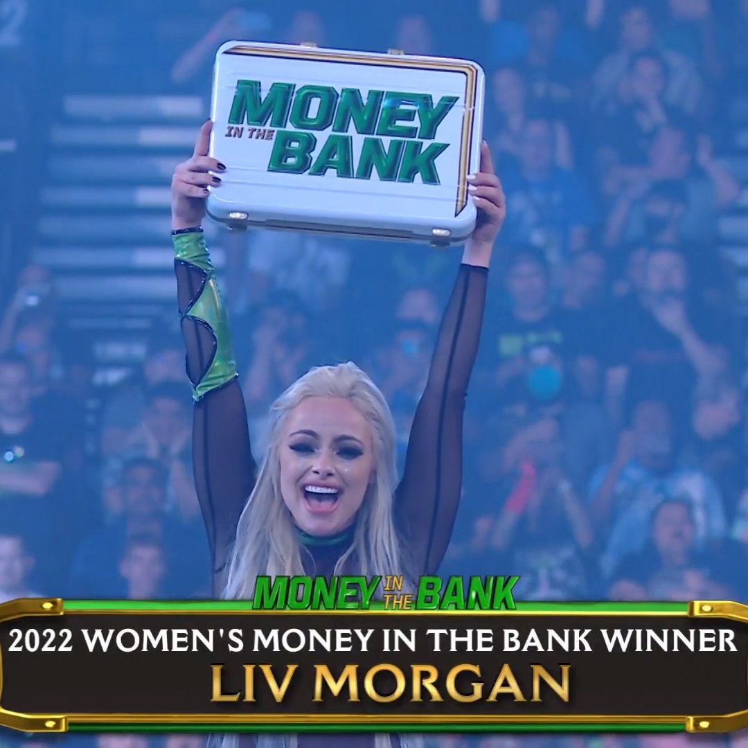 Liv Morgan wins WWE women’s Money in the Bank ladder match
