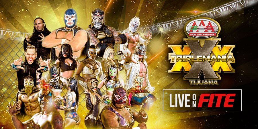 AAA Triplemania XXX Tijuana live results: Matt Hardy & mystery partner vs. Dragon Lee & Dralistico