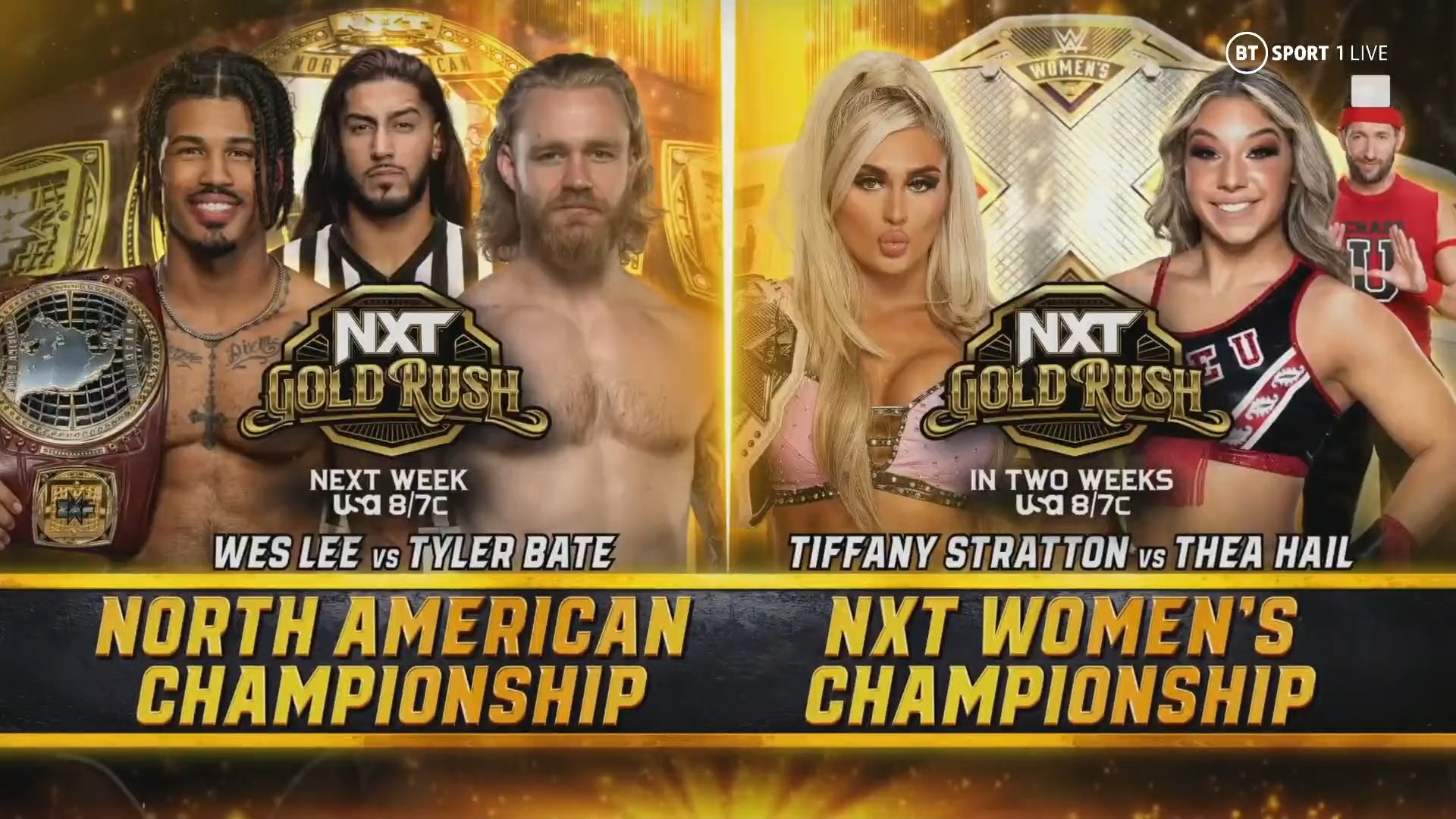 North American title match added to next week’s WWE NXT Gold Rush