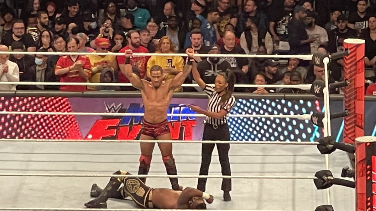 NXT’s Carmelo Hayes, Von Wagner work WWE Main Event taping