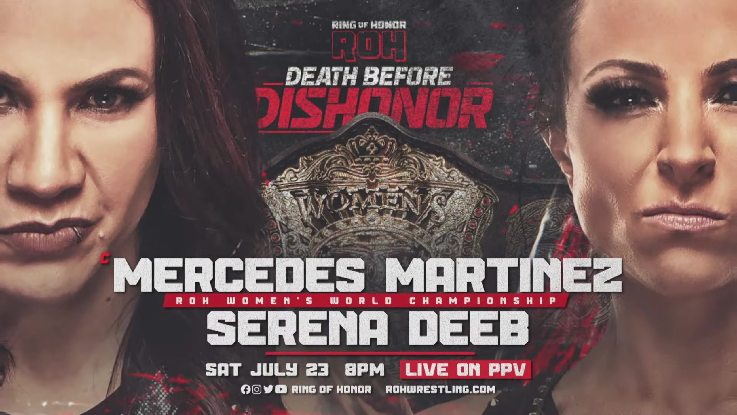 Women’s World title match official for ROH Death Before Dishonor