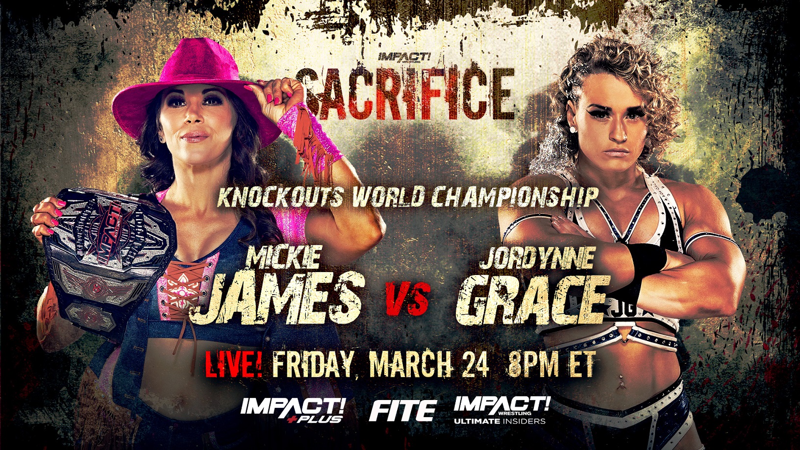 Knockouts title rematch, three other bouts official for Impact Sacrifice