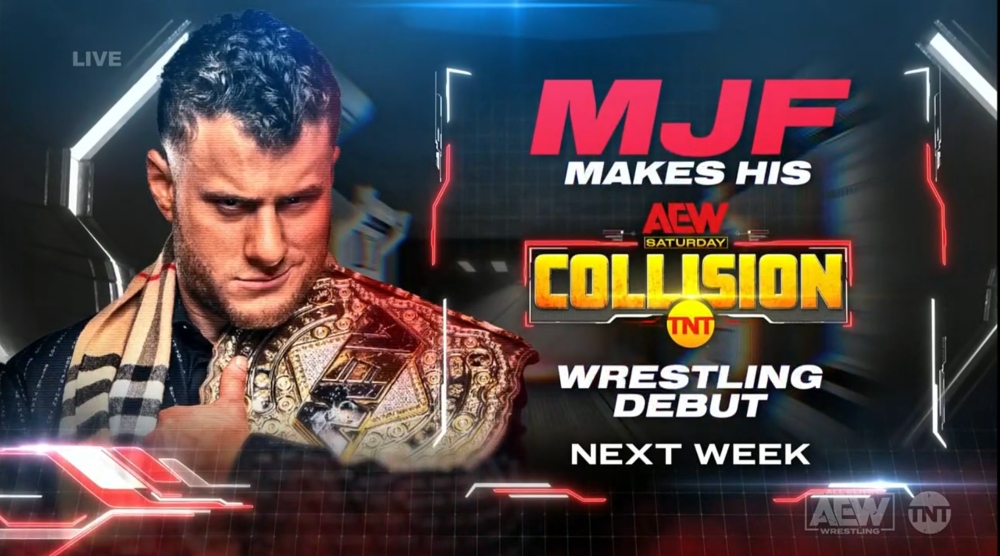 MJF in action, Owen Hart tournament matches set for next AEW Collision