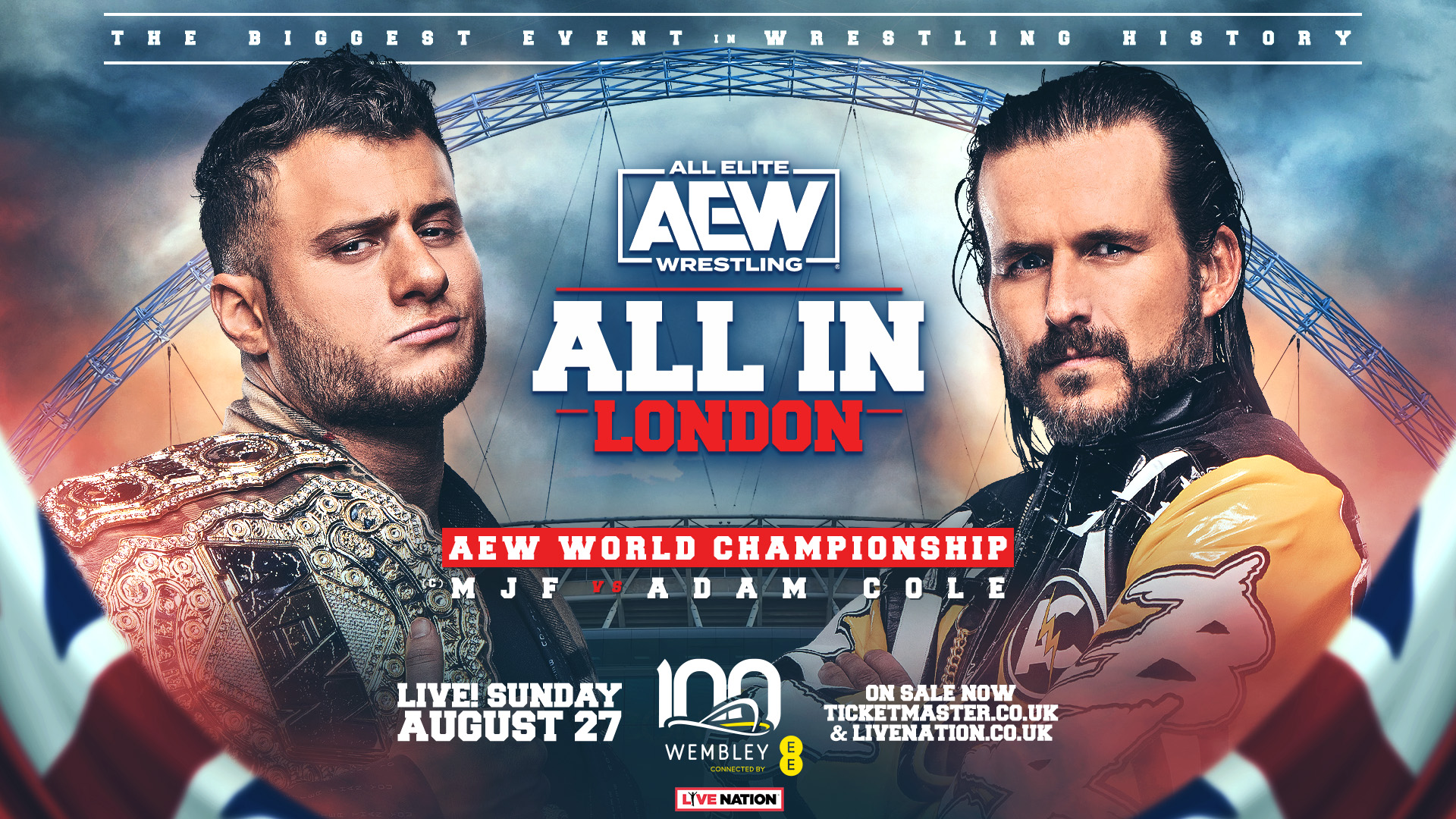 AEW All In live results: MJF vs. Adam Cole at London’s Wembley Stadium
