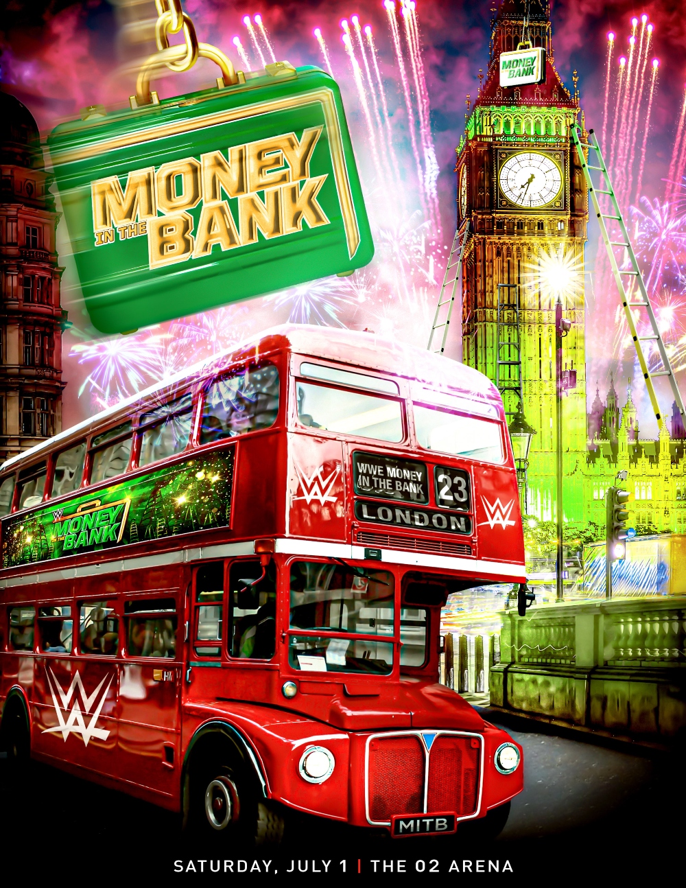 WWE Money in the Bank taking place in London