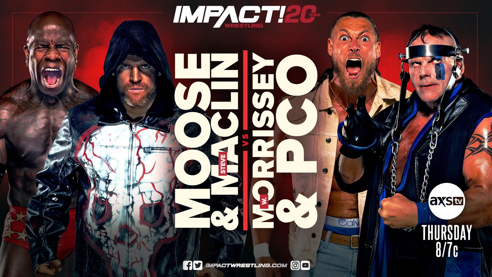 Impact Wrestling live results: Moose & Maclin vs. PCO & Morrissey