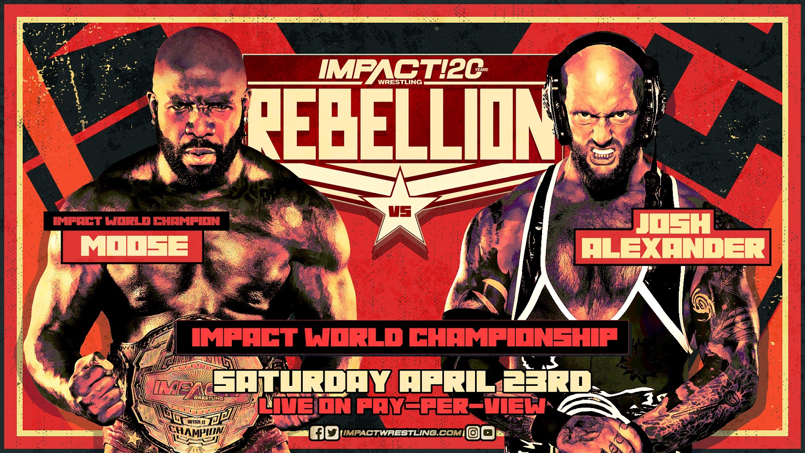 Impact Rebellion live results: Moose vs. Josh Alexander World title match
