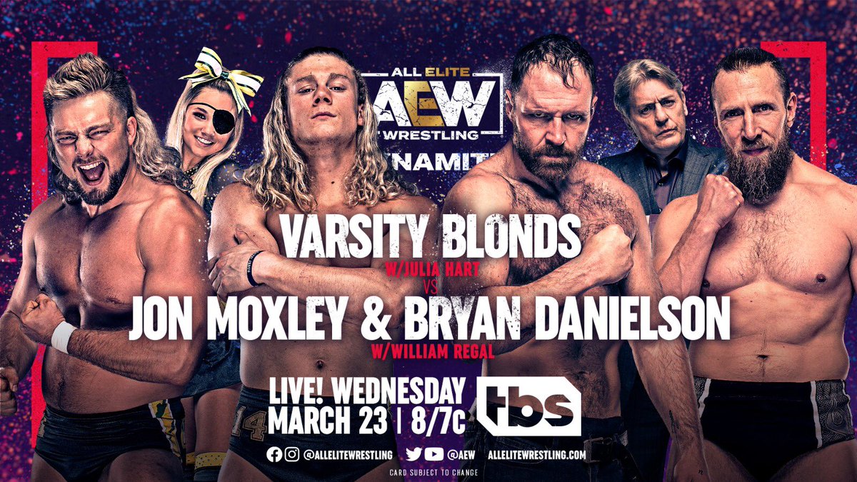 Two matches added to this week’s AEW Dynamite