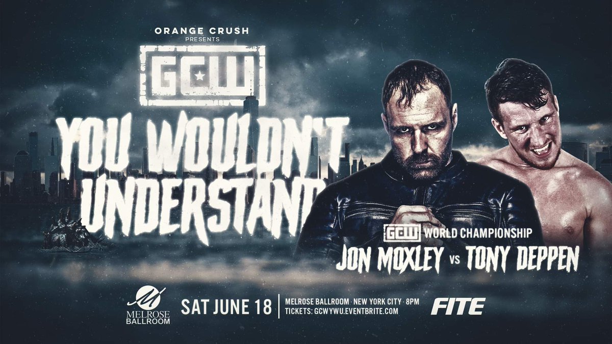 Jon Moxley to defend GCW title against Tony Deppen at You Wouldn’t Understand