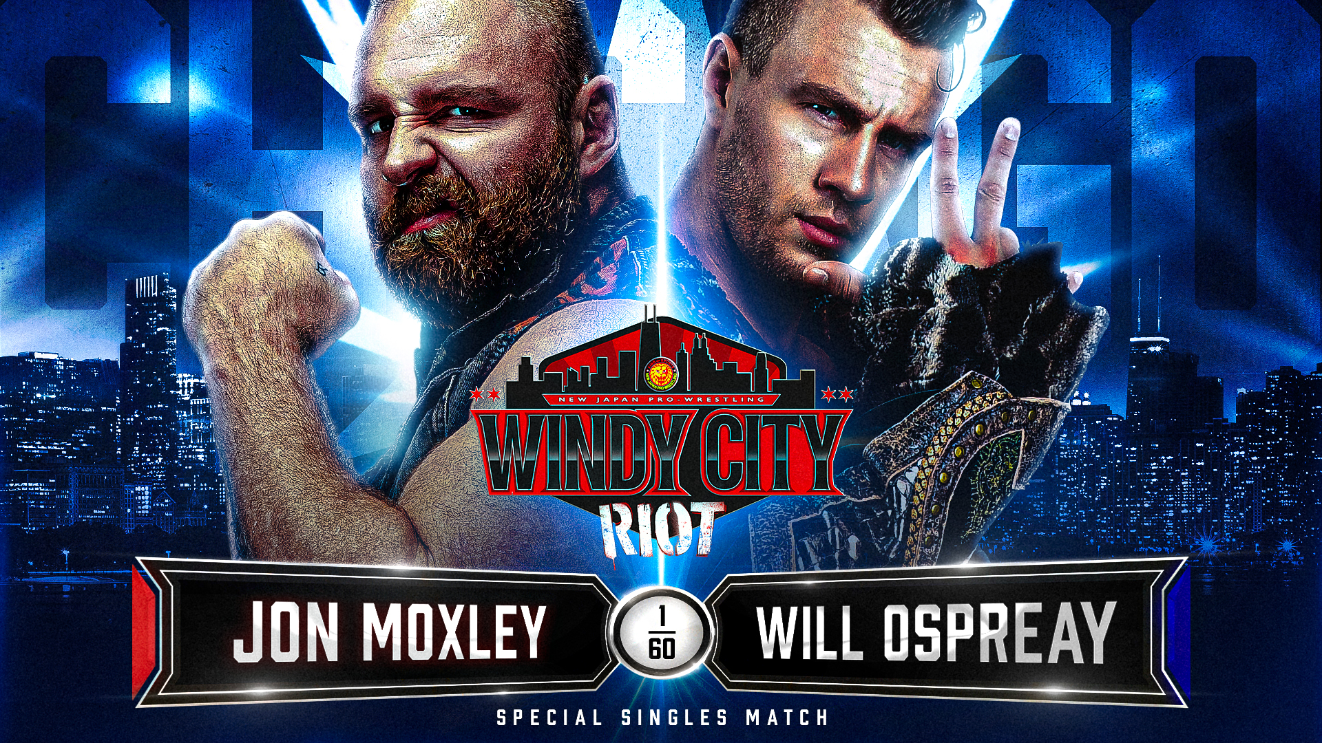 NJPW Windy City Riot live results: Jon Moxley vs. Will Ospreay