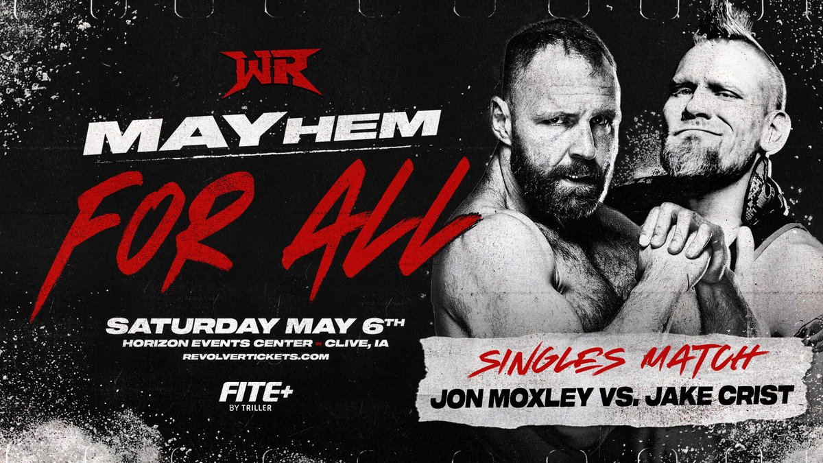 Jon Moxley match announced for Wrestling Revolver show