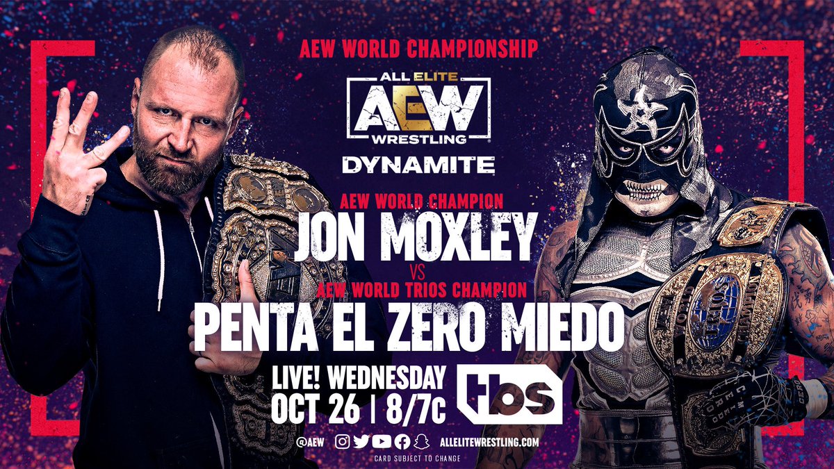 Moxley vs. Penta El Zero Miedo World title match set for AEW Dynamite