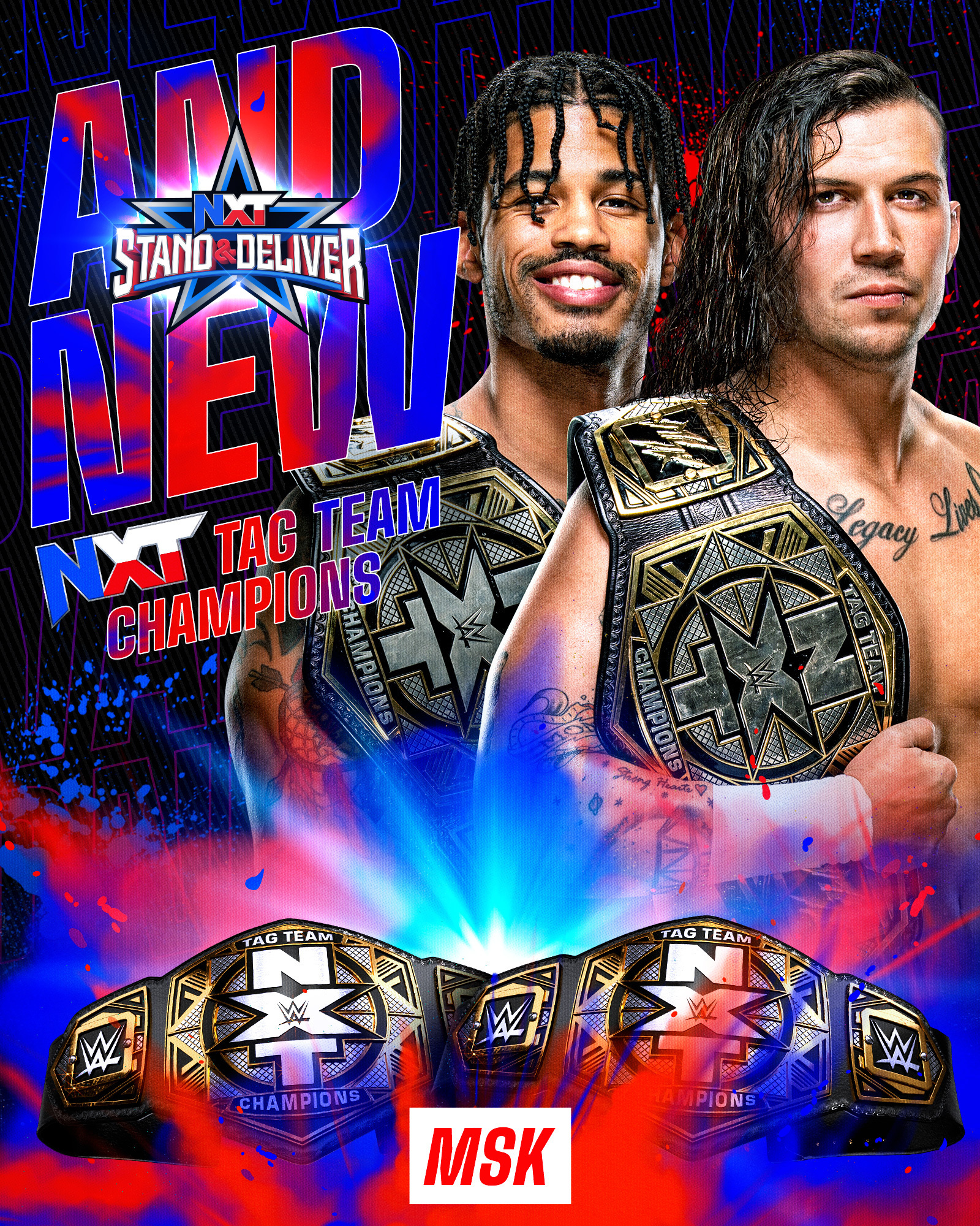 MSK win NXT Tag Team titles at Stand & Deliver