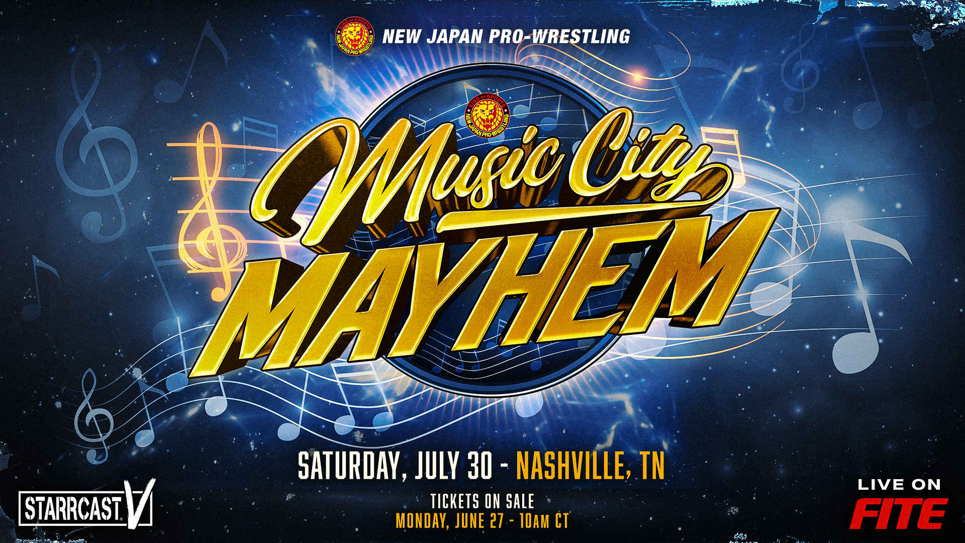 NJPW Music City Mayhem announced for Starrcast V weekend