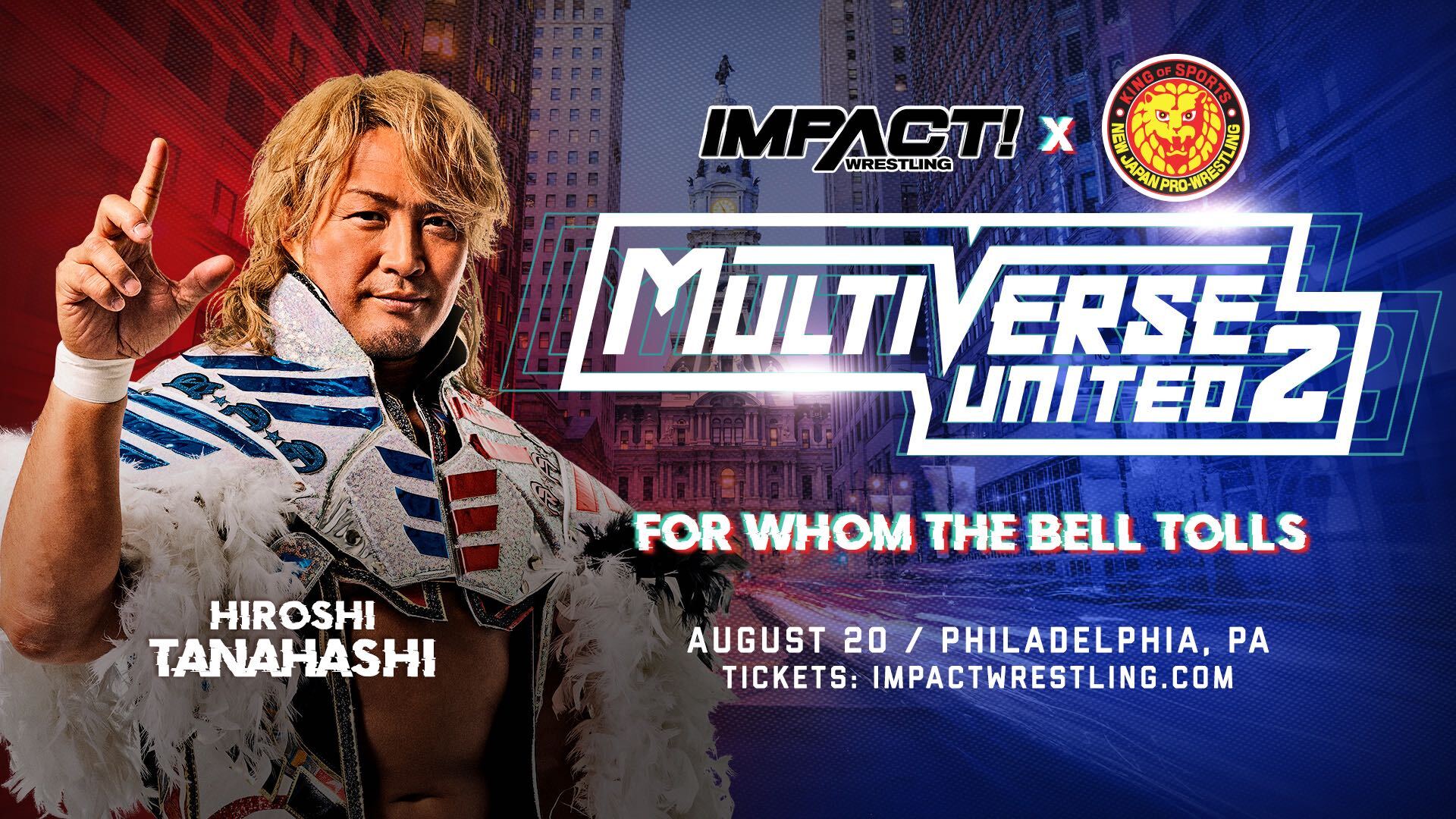 Hiroshi Tanahashi announced for Impact x NJPW Multiverse United 2
