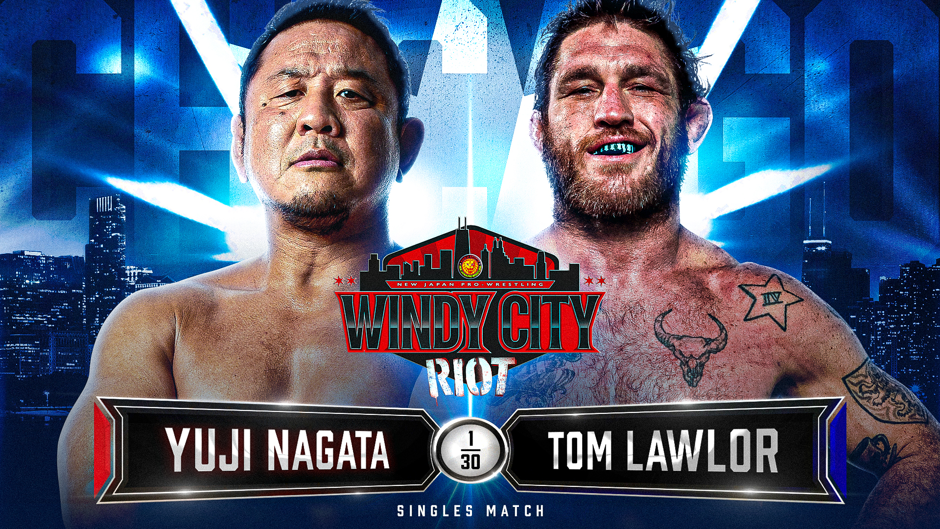 NJPW Strong Openweight title match set for Windy City Riot