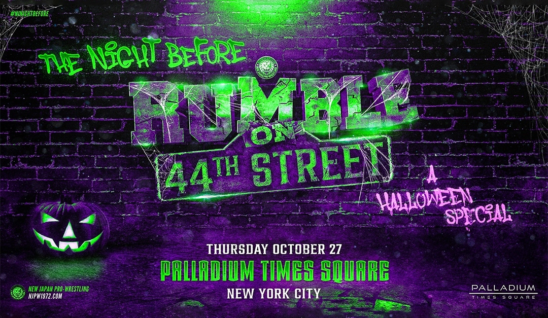 NJPW Night Before Rumble on 44th Street live results: Halloween special