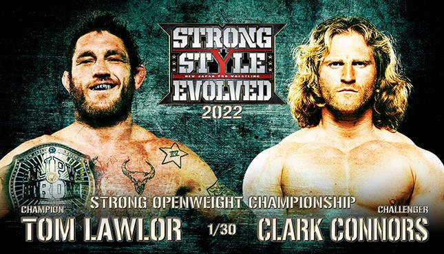 NJPW Strong results: Tom Lawlor vs. Clark Connors Openweight title match