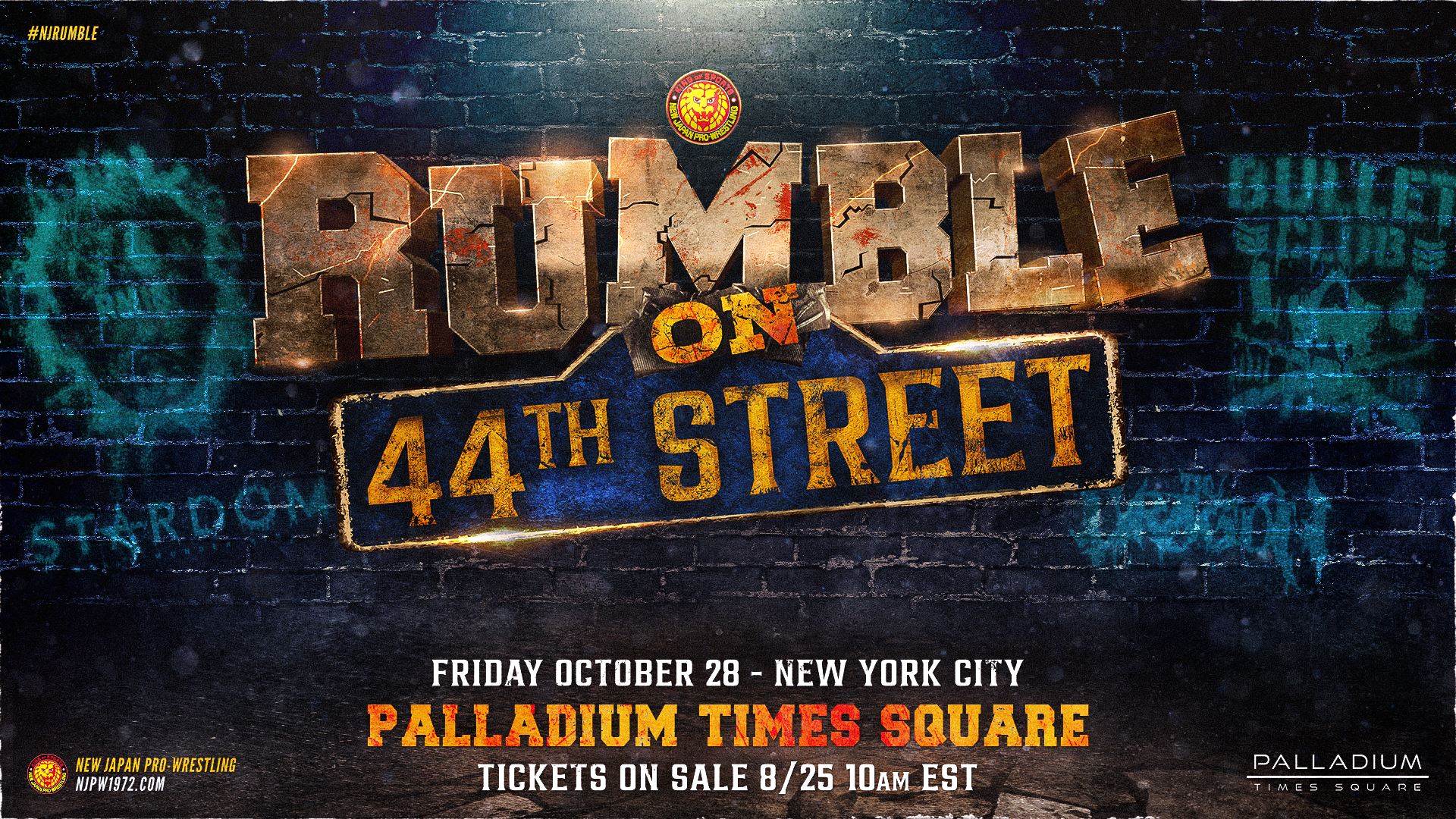 NJPW returning to NYC for October PPV, Stardom wrestlers set