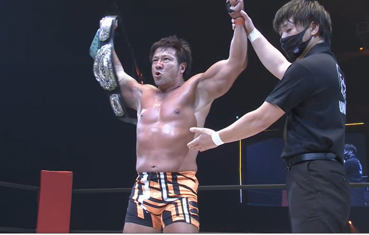 NJPW’s Satoshi Kojima wins GHC Heavyweight title at CyberFight Festival 2022