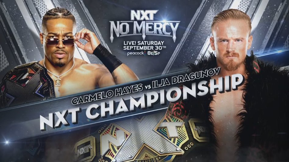 NXT Championship match official for No Mercy