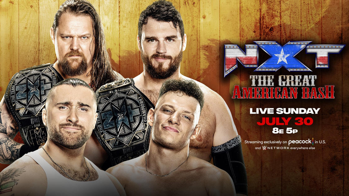 Tag Team title match to kick off WWE NXT Great American Bash main card